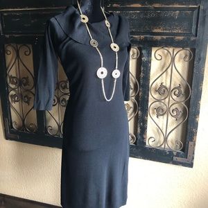 Ann Taylor Cowl neck sweater LBD